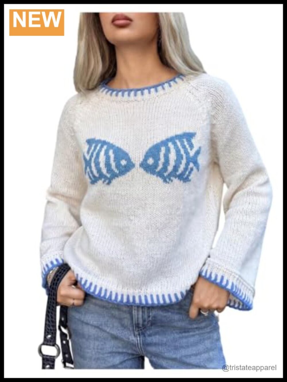 Cozy Knit Pullover Sweater Cute Fall Tops Long Sleeve Crew Neck Loose Fit